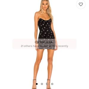 Superdown Stevie Sweetheart Mini Dress.